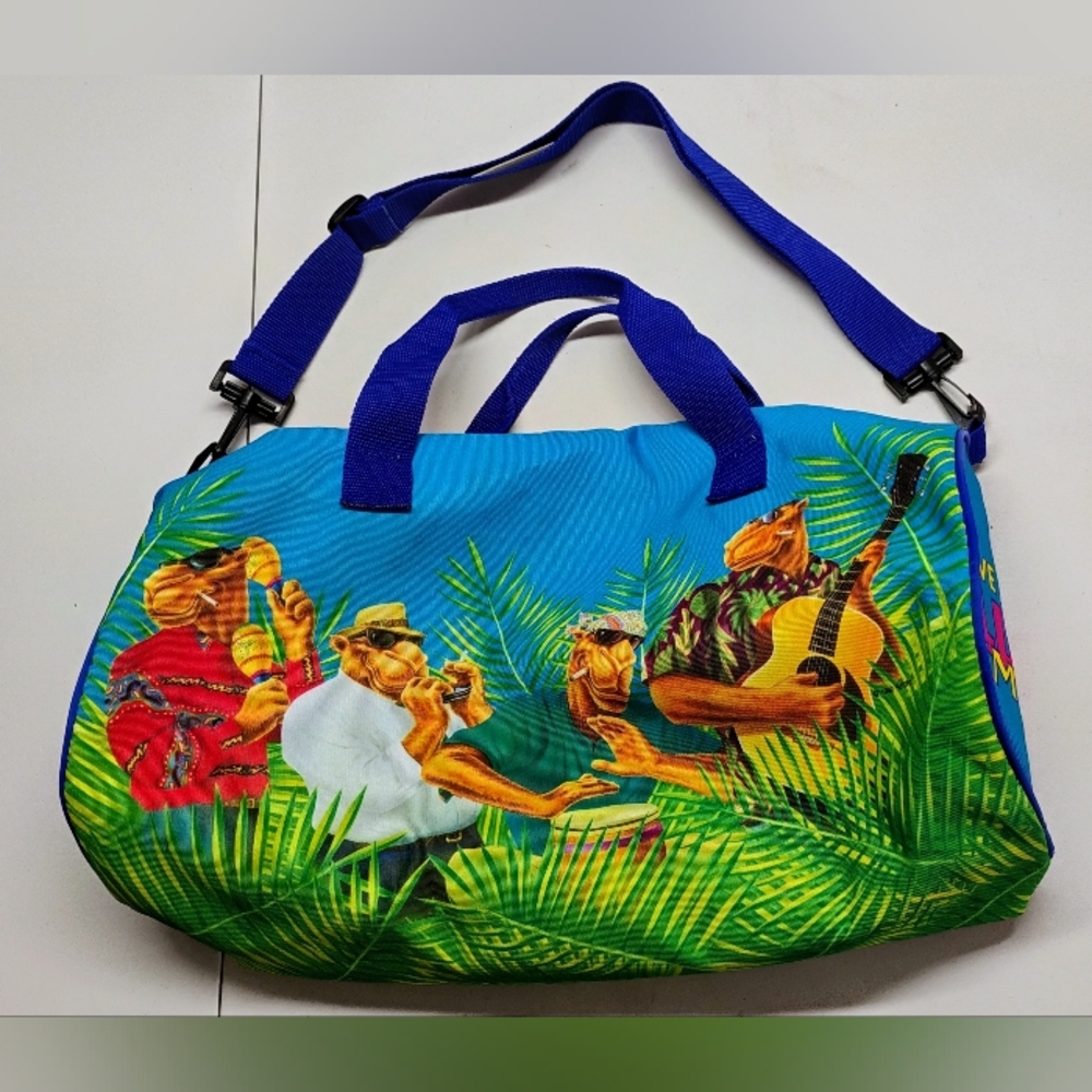 1992 Camel Joe Cigarettes Duffel Bag Excelle Adjustable Strap Zipper Closure